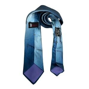 Vintage Liebert Silk Blue Gradient Tie